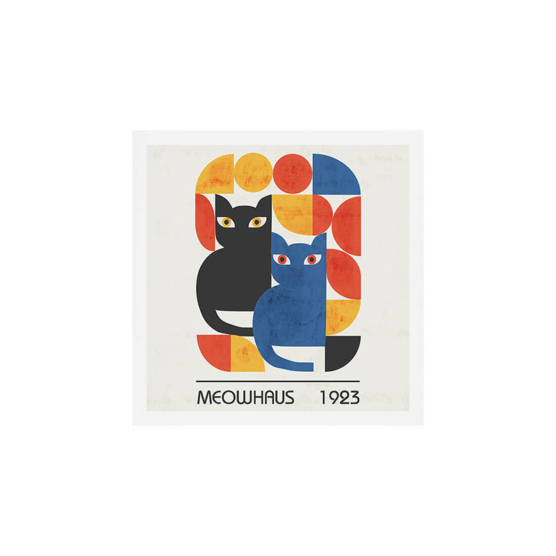 MEOWHAUS 1923 Art Print Square