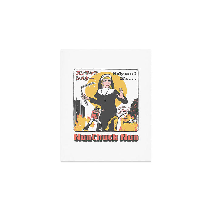 Nunchuck Nun Art Print Gallery Image 1