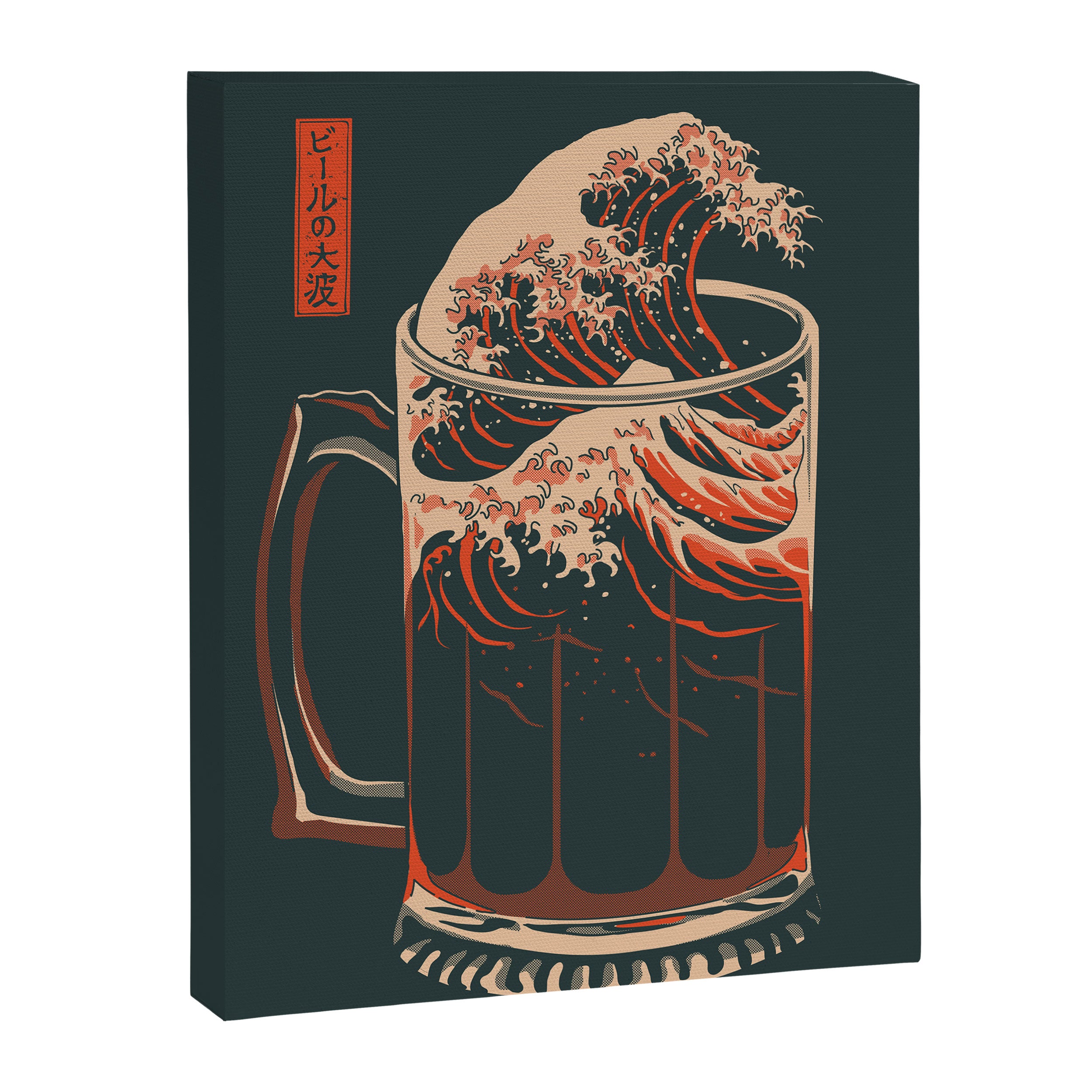 The Great Wave of Beer Canvas Print Gallery Image 8