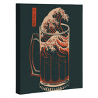 The Great Wave of Beer Canvas Print Gallery Image 3