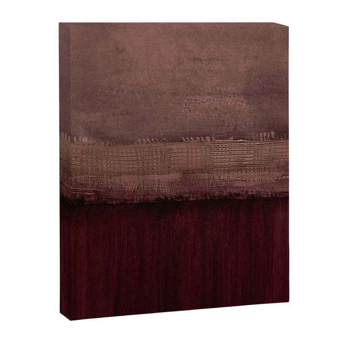 Burgundy abstract Canvas Print Gallery Image 1