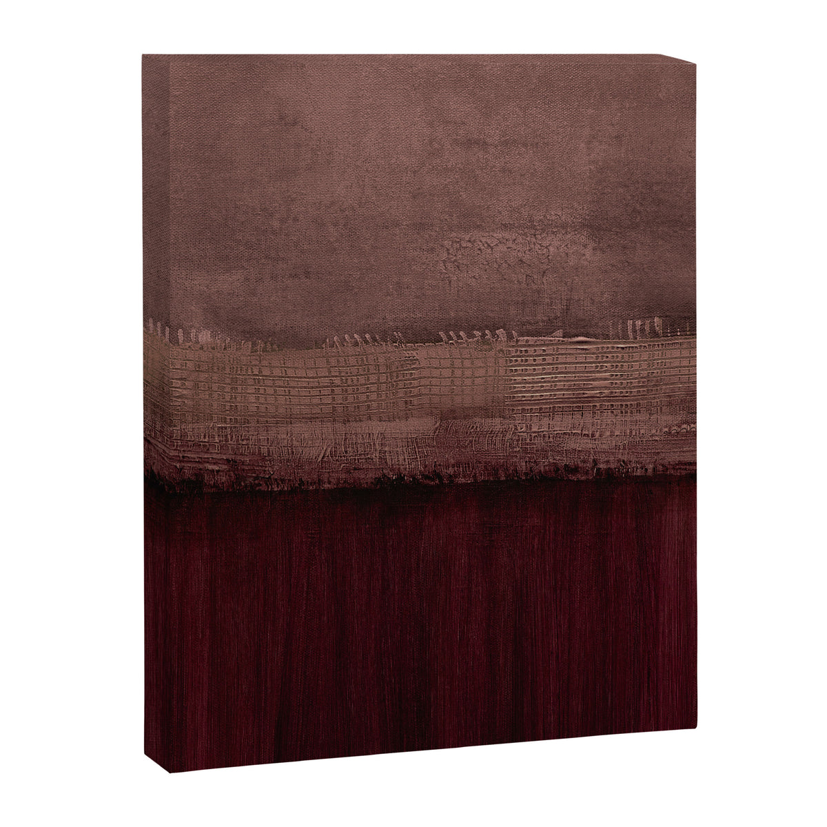 Burgundy abstract Canvas Print Gallery Image 6