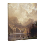 Albert Bierstadt - Among the Sierra Nevada, California Canvas Print Gallery Image 6