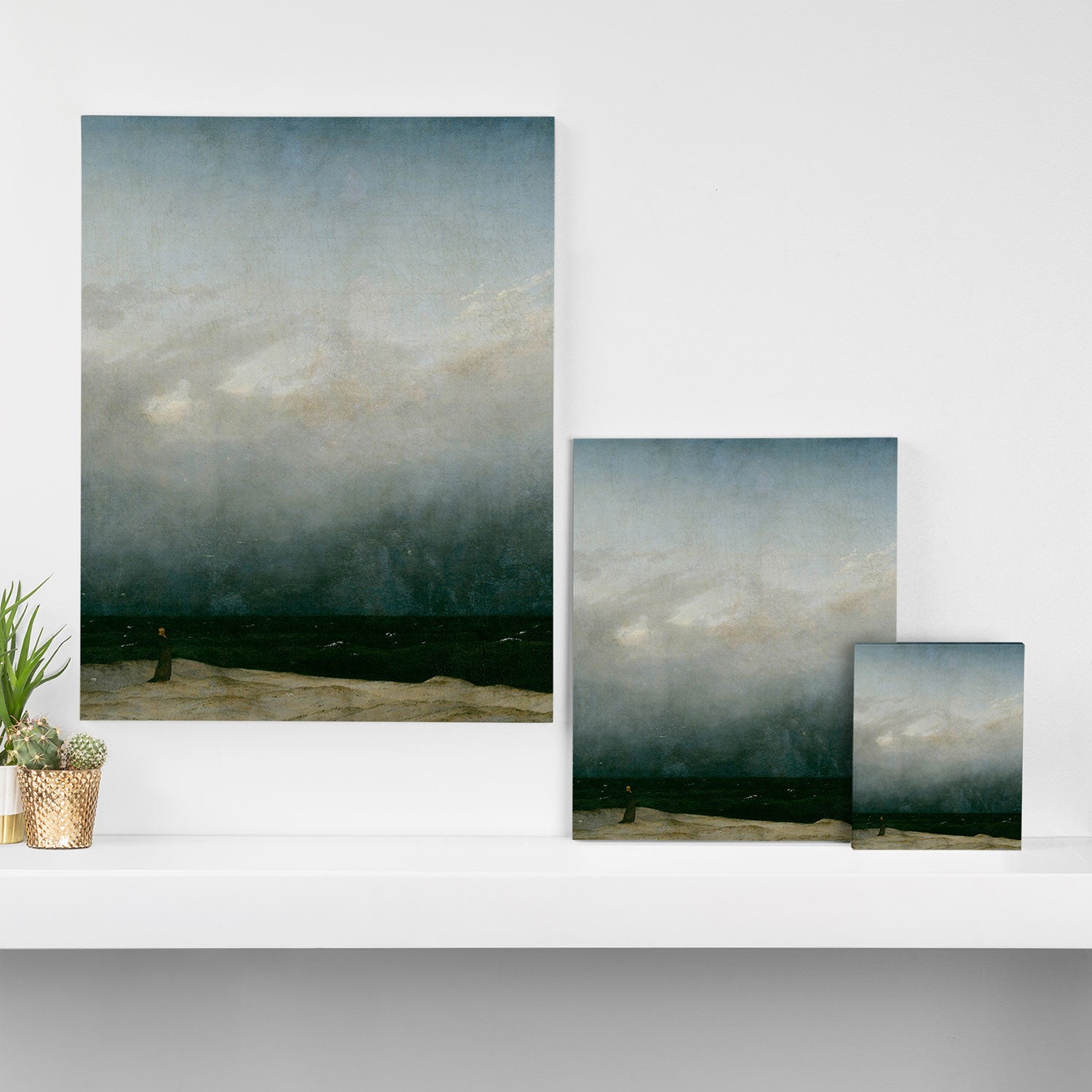 Caspar David Friedrich - The Monk by the Sea Canvas Print Gallery Image 3