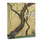 Cherry Tree Japanese Edo Period Six-Panel Gold Leaf Screen Canvas Print Gallery Image 6