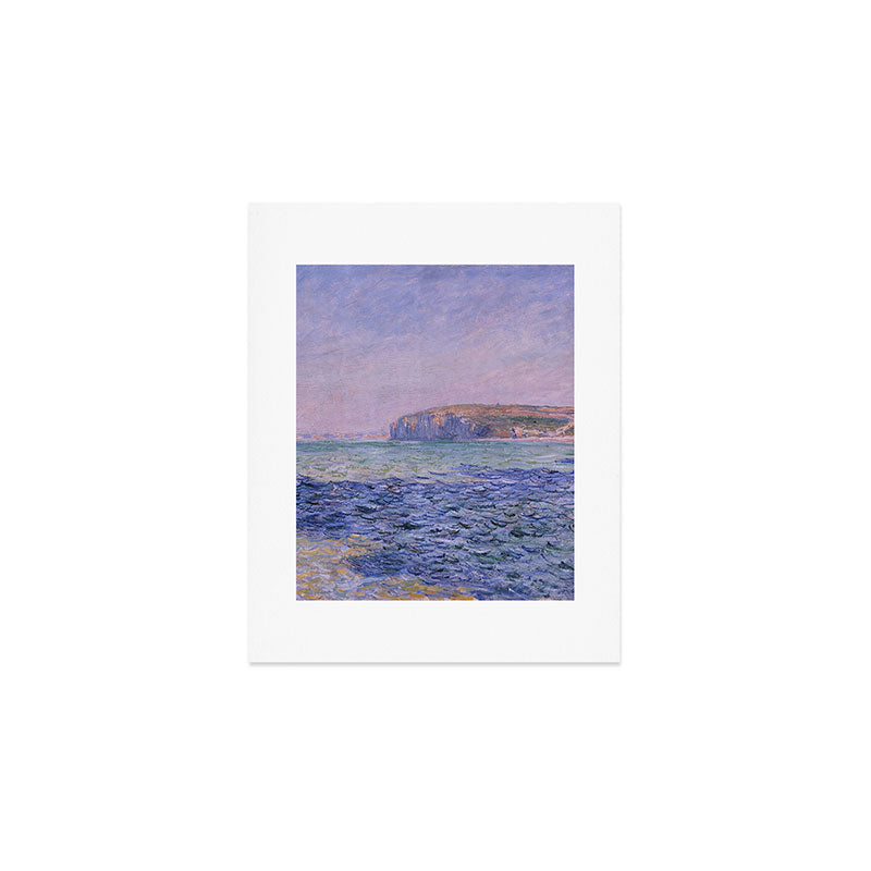 Claude Monet - Shadows on the Sea - Cliffs at Pourville Art Print Gallery Image 1