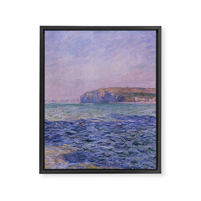 Claude Monet - Shadows on the Sea - Cliffs at Pourville Framed Canvas Print Gallery Image 1