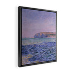 Claude Monet - Shadows on the Sea - Cliffs at Pourville Framed Canvas Print Gallery Image 2