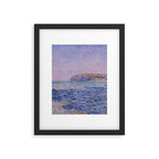 Claude Monet - Shadows on the Sea - Cliffs at Pourville Framed Art Print Gallery Image 5