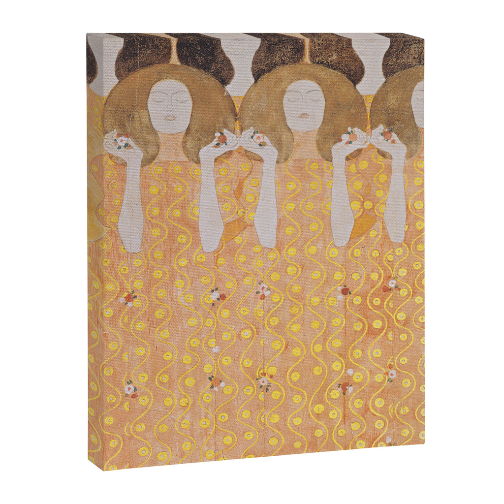 Gustav Klimt - Choir of Angels (Chor Der Paradiesengel) Canvas Print Gallery Image 6