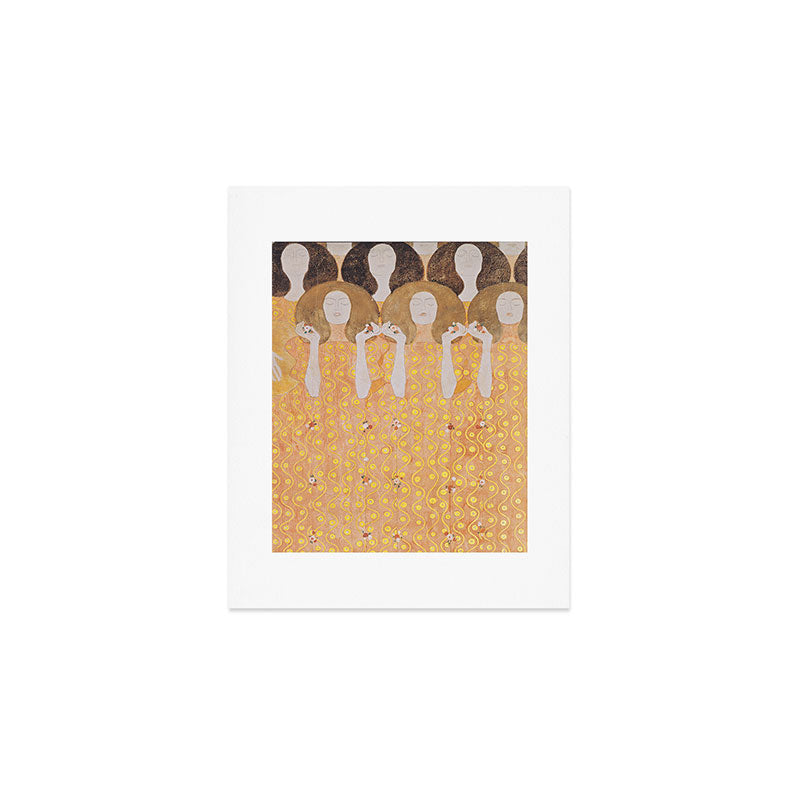 Gustav Klimt - Choir of Angels (Chor Der Paradiesengel) Art Print Gallery Image 1