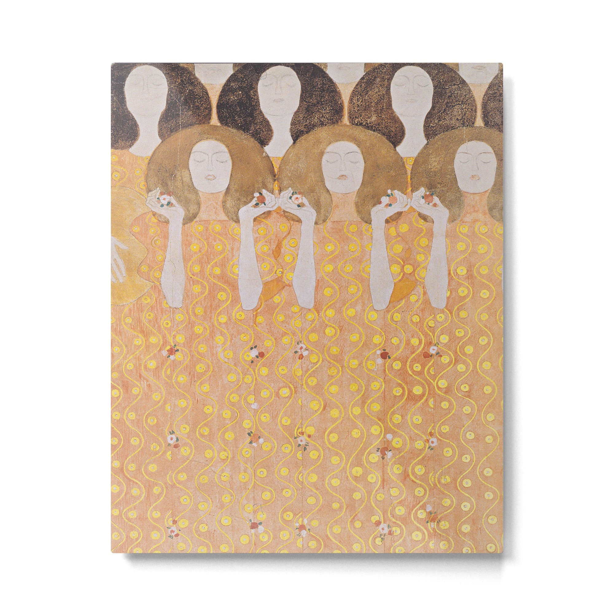 Gustav Klimt - Choir of Angels (Chor Der Paradiesengel) Metal Print Gallery Image 4