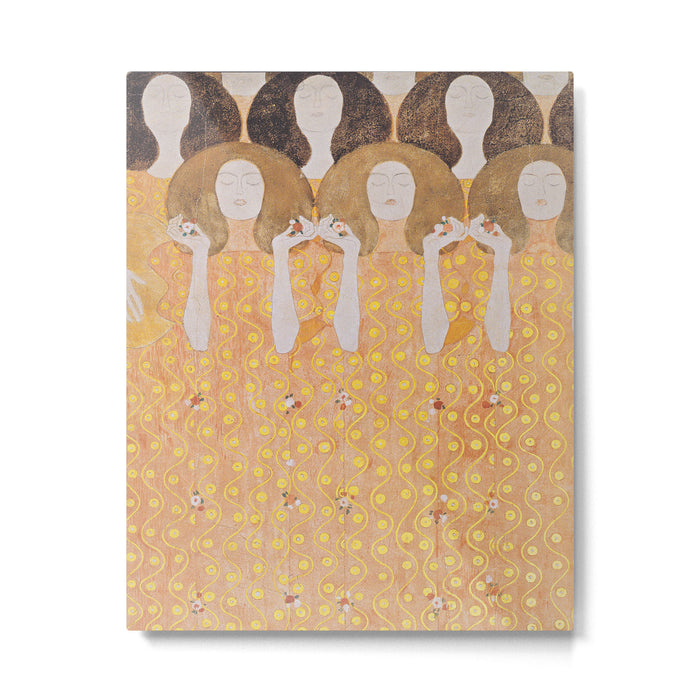 Gustav Klimt - Choir of Angels (Chor Der Paradiesengel) Metal Print Gallery Image 1