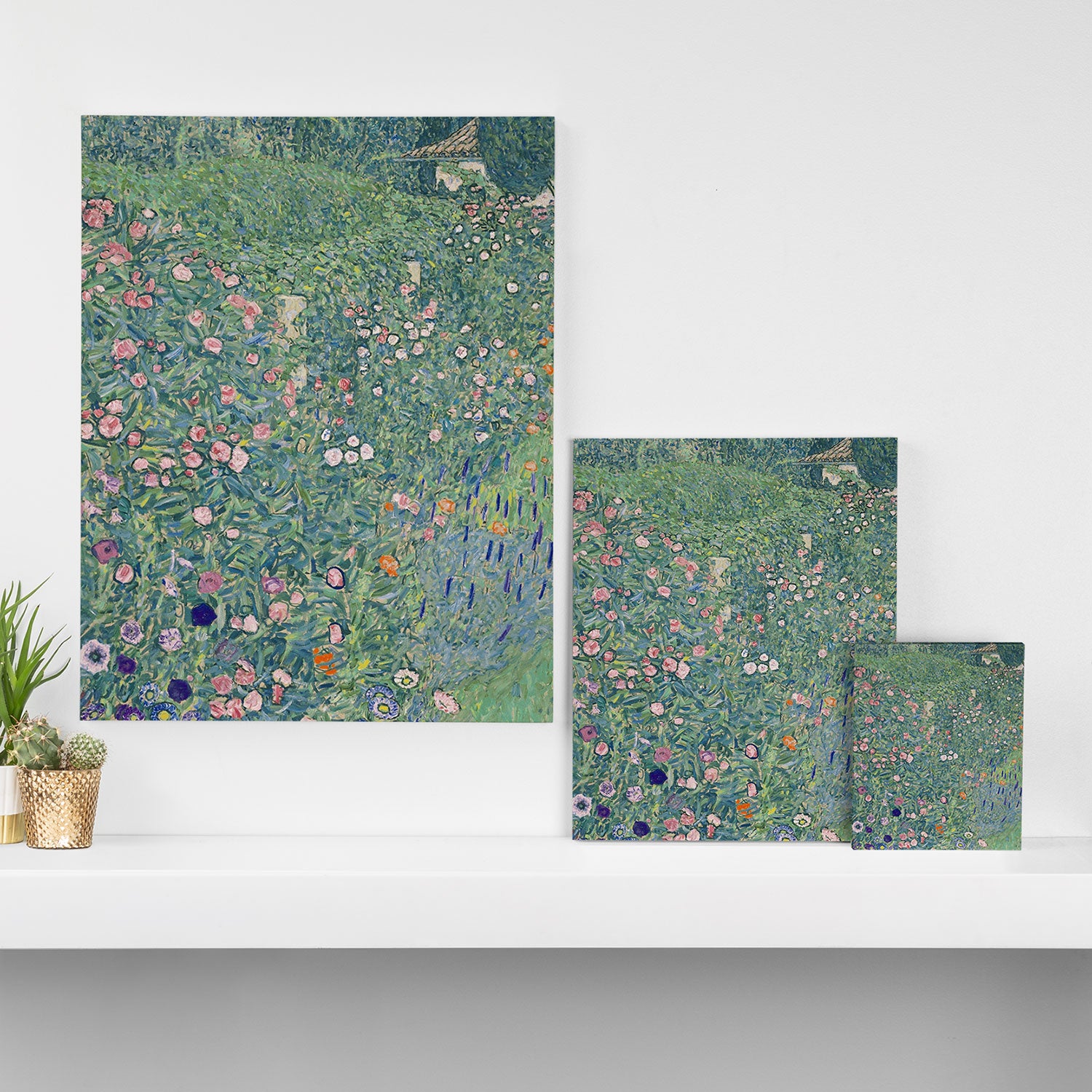 Gustav Klimt - Italian Garden Landscape Canvas Print Gallery Image 3