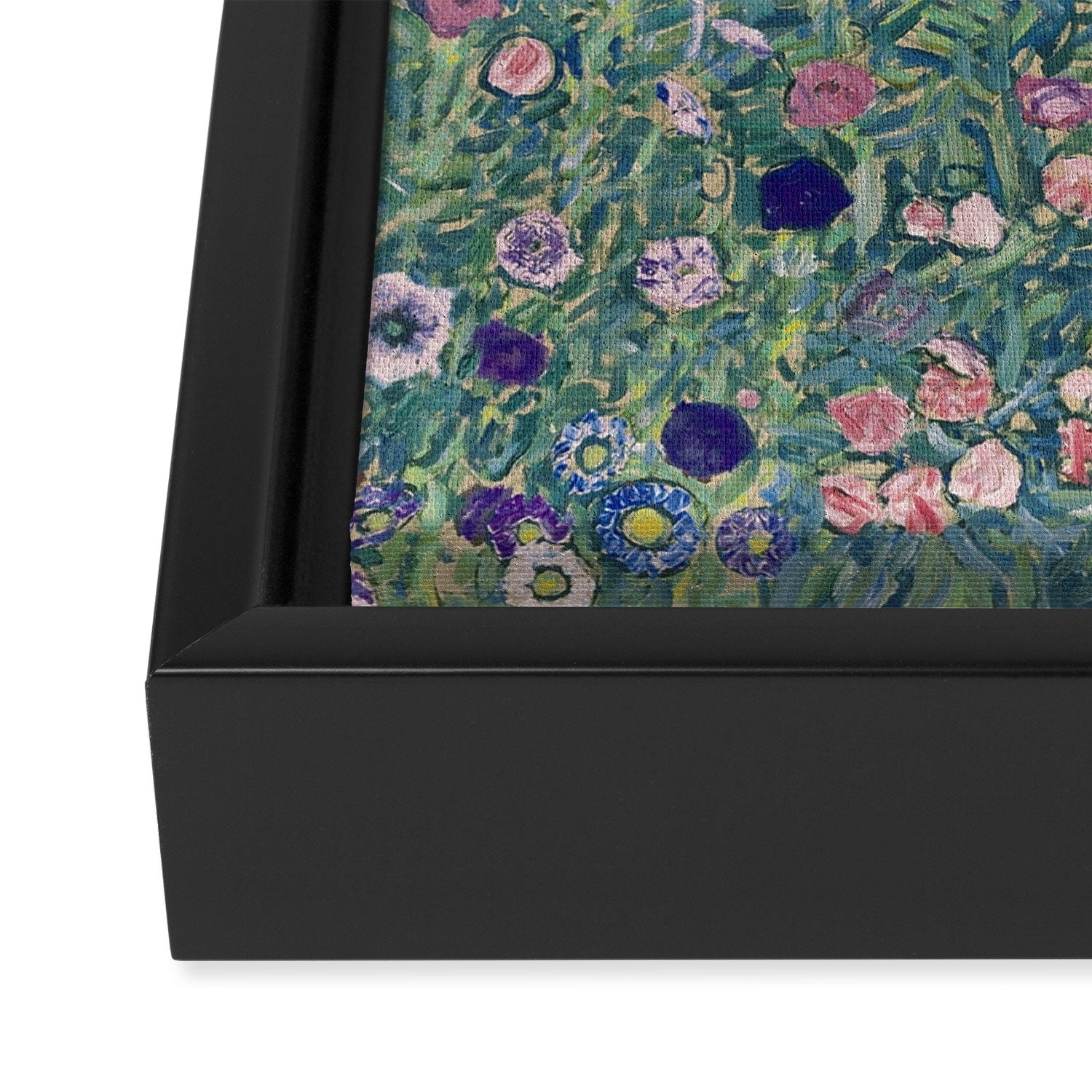 Gustav Klimt - Italian Garden Landscape Framed Canvas Print Gallery Image 3