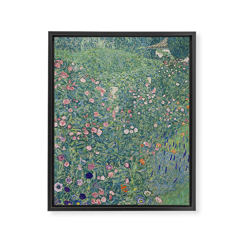 Gustav Klimt - Italian Garden Landscape Framed Canvas Print Gallery Image 3