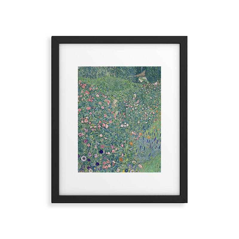Gustav Klimt - Italian Garden Landscape Framed Art Print Gallery Image 4