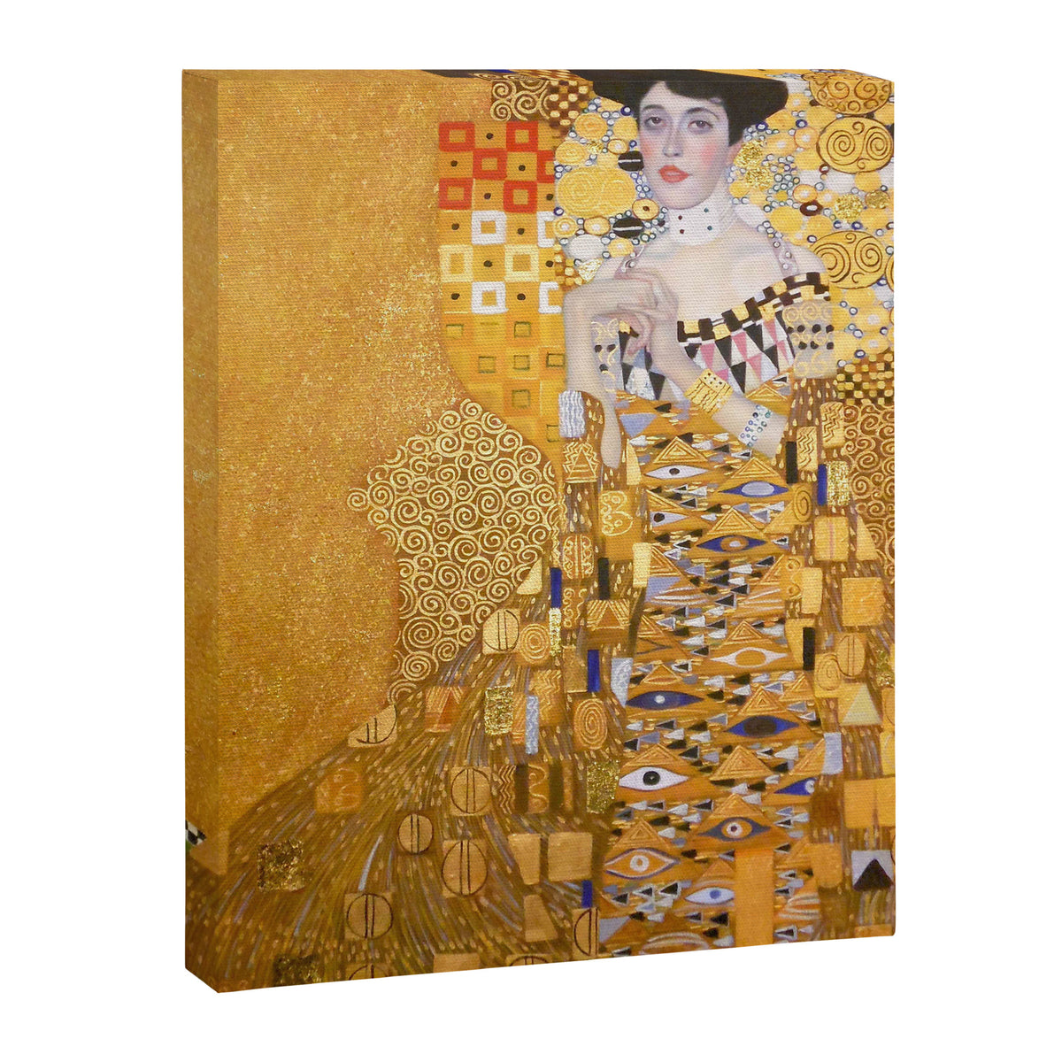 Gustav Klimt - The Woman in Gold Canvas Print Gallery Image 8