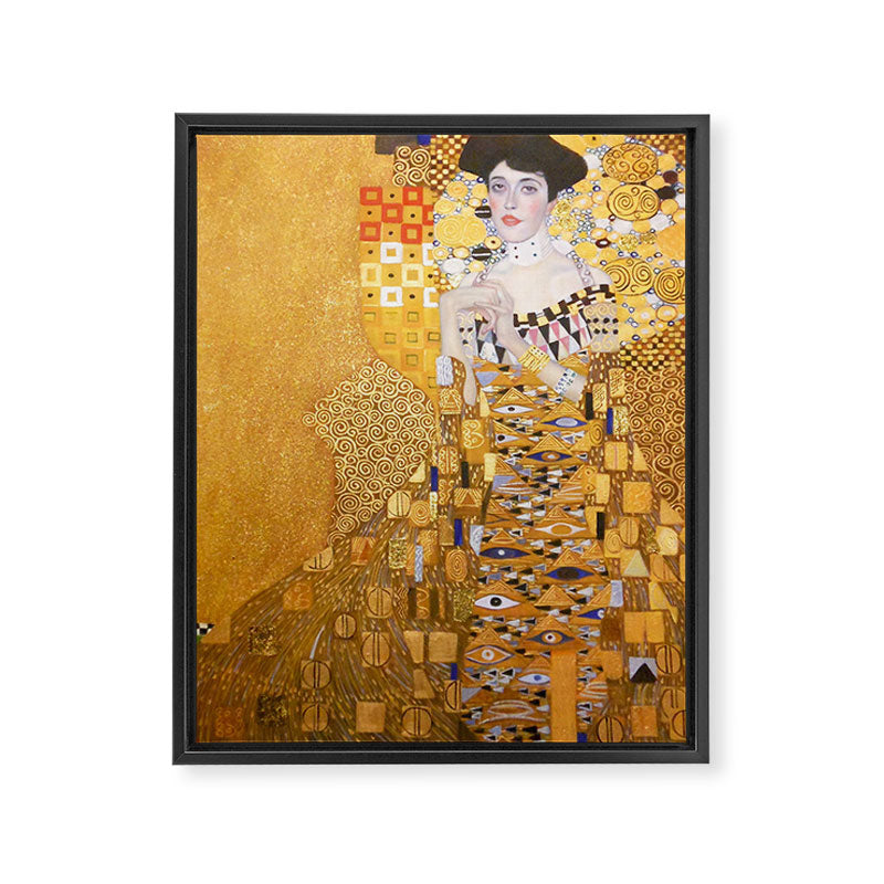 Gustav Klimt - The Woman in Gold Framed Canvas Print Gallery Image 8