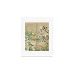 Japanese Edo Period Flowering Plants in Autumn - Ogata Korin Art Print Gallery Image 1