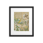 Japanese Edo Period Flowering Plants in Autumn - Ogata Korin Framed Art Print Gallery Image 5