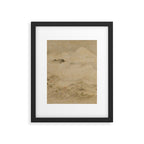 Japanese Edo Period Landscape Scroll of Mount Fuji - Kano Tanyu Framed Art Print Gallery Image 5