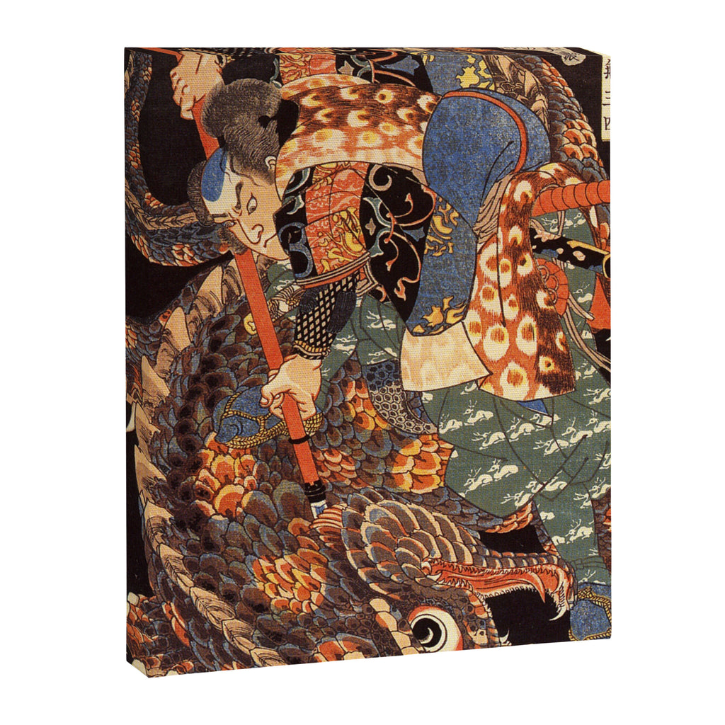 Miyamoto Musashi - Killing a Giant Nue Canvas Print Gallery Image 6
