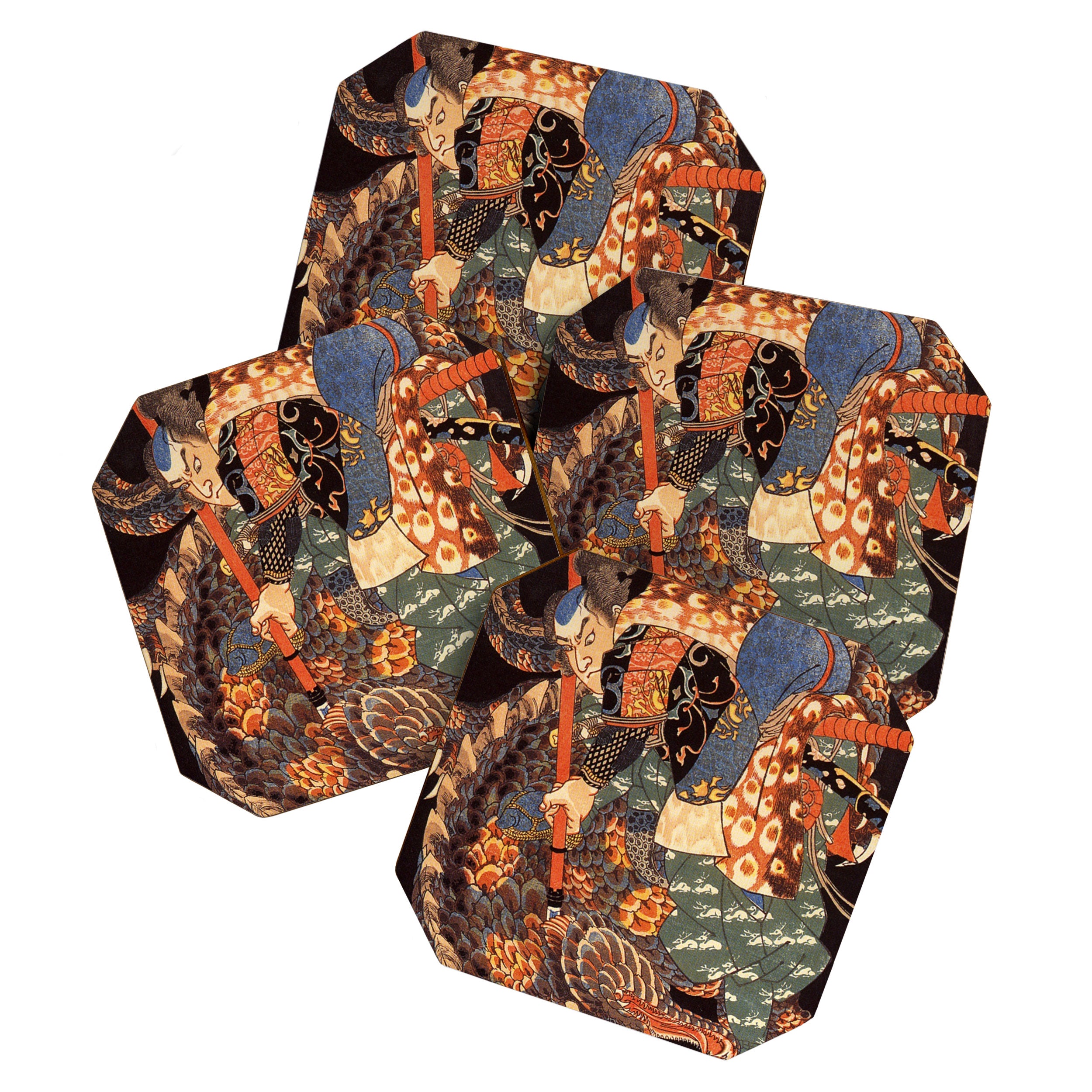 Miyamoto Musashi - Killing a Giant Nue Coaster Gallery Image 1