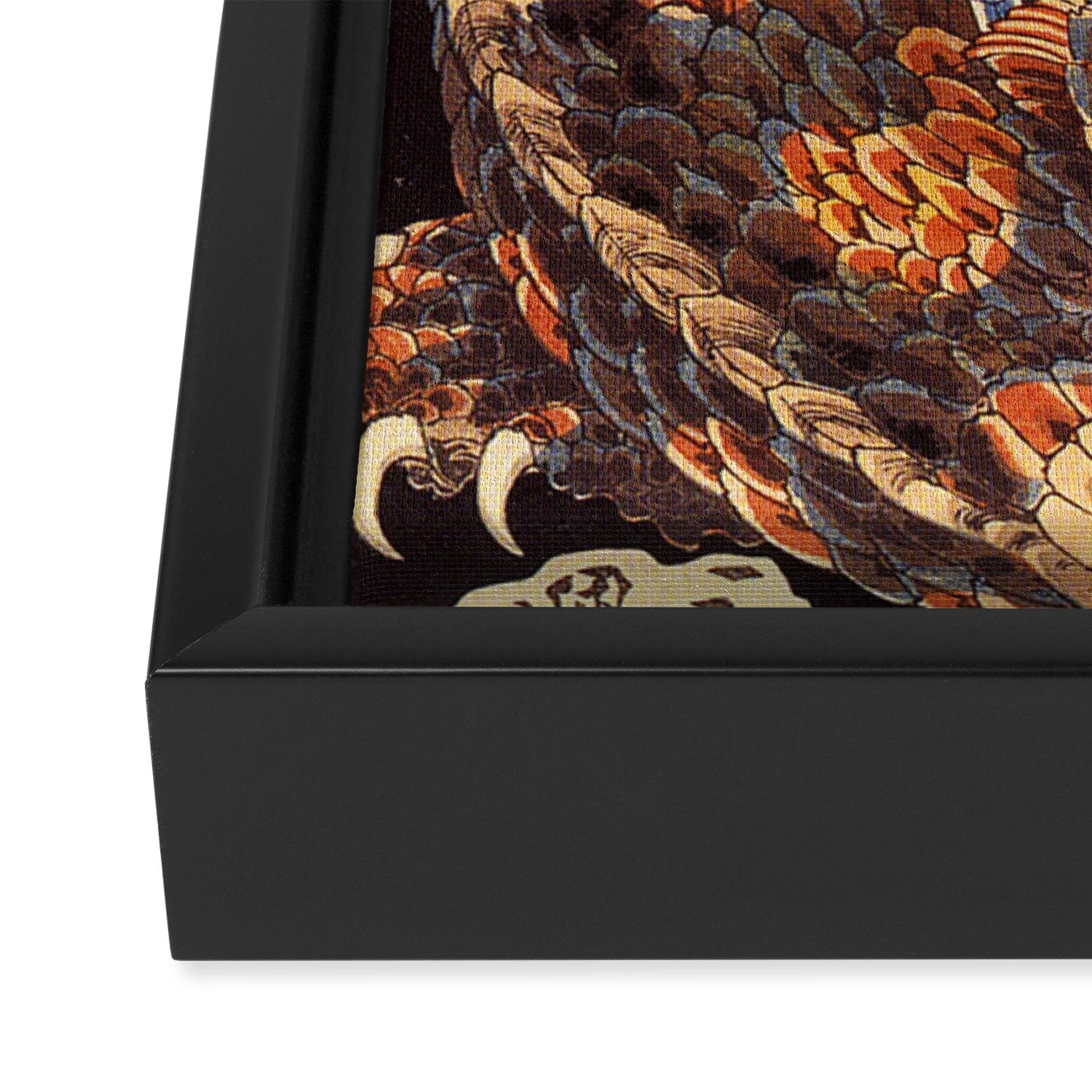 Miyamoto Musashi - Killing a Giant Nue Framed Canvas Print Gallery Image 3