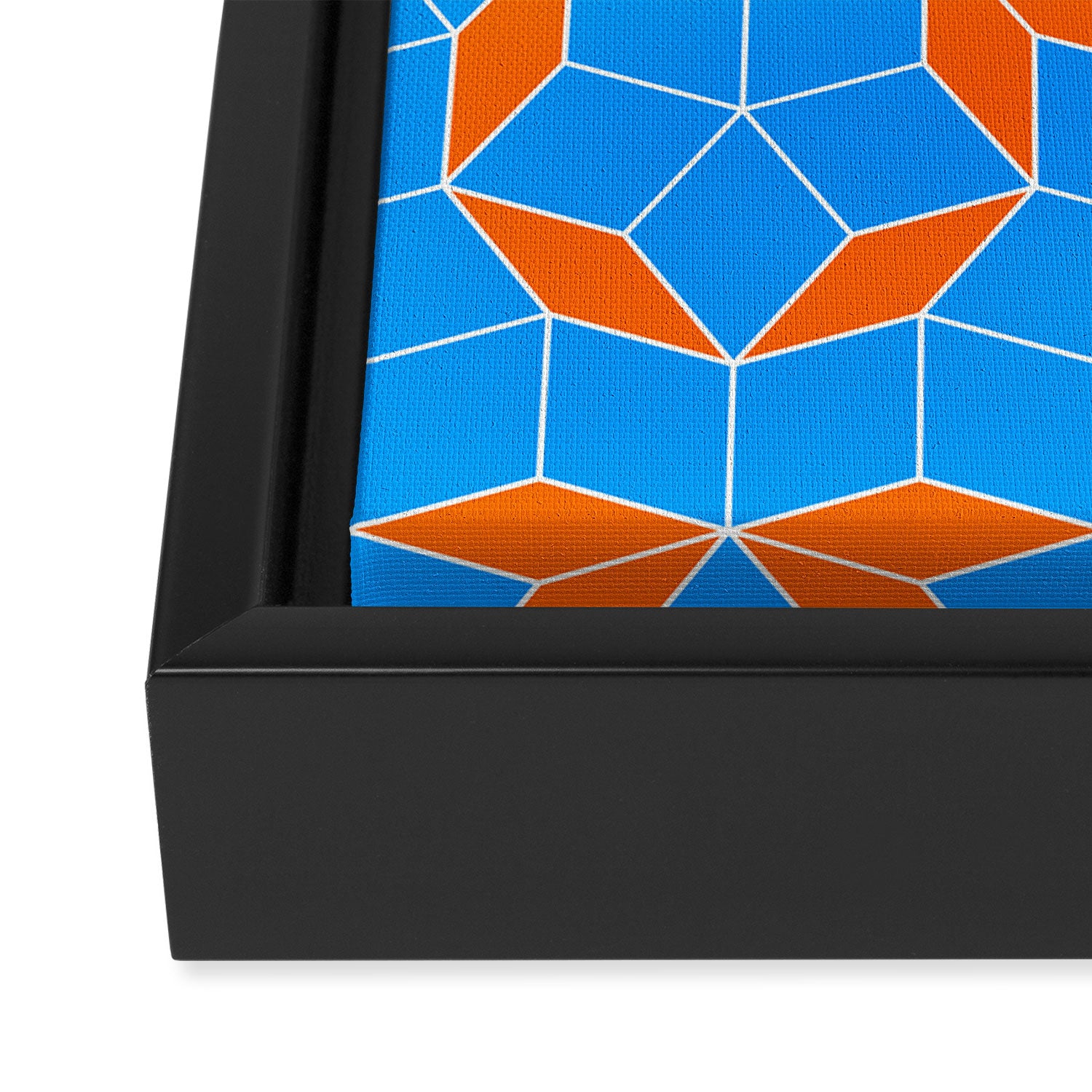 Penrose Tiling Pattern Framed Canvas Print Gallery Image 3