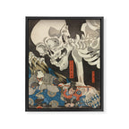 Takiyasha the Witch and the Skeleton Spectre Framed Canvas Print Gallery Image 6