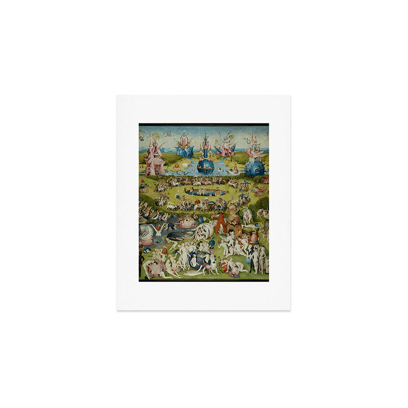 The Garden of Earthly Delights - Hieronymus Bosch Art Print Gallery Image 1
