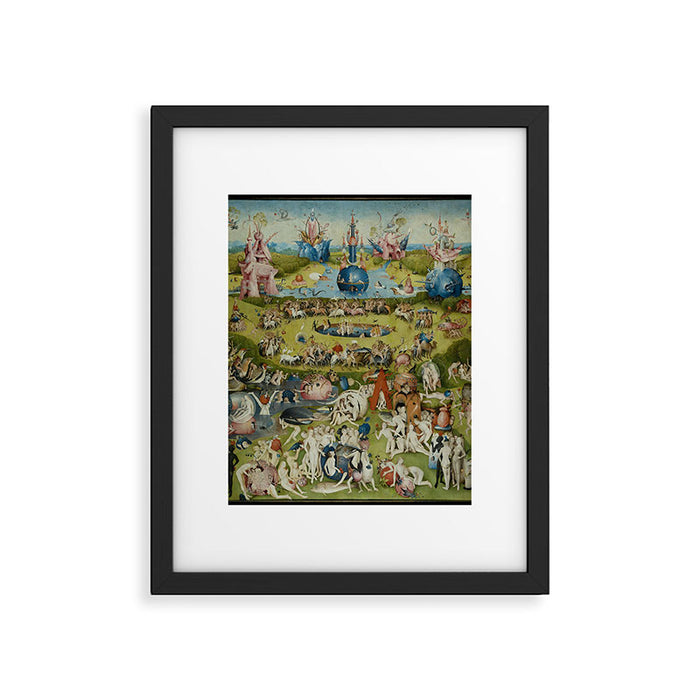 The Garden of Earthly Delights - Hieronymus Bosch Framed Art Print Gallery Image 1