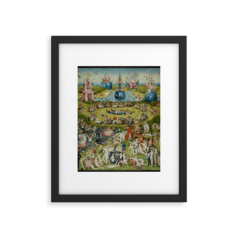 The Garden of Earthly Delights - Hieronymus Bosch Framed Art Print Gallery Image 5