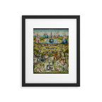 The Garden of Earthly Delights - Hieronymus Bosch Framed Art Print Gallery Image 5