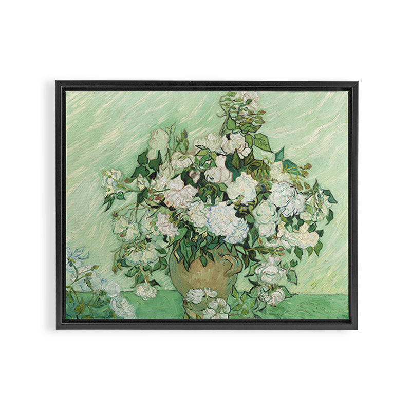 Vincent van Gogh - Roses Framed Canvas Print Gallery Image 12