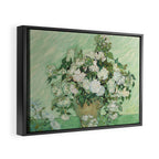 Vincent van Gogh - Roses Framed Canvas Print Gallery Image 2