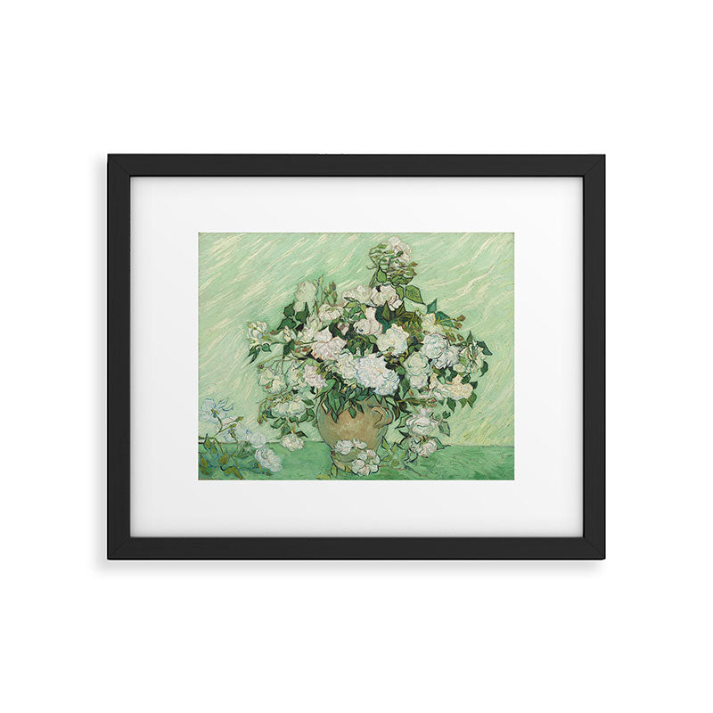 Vincent van Gogh - Roses Framed Art Print Gallery Image 5