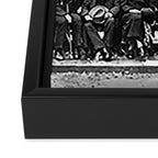 World-Renowned Physicists of 1927 at Solvay Conference Framed Canvas Print Gallery Image 3