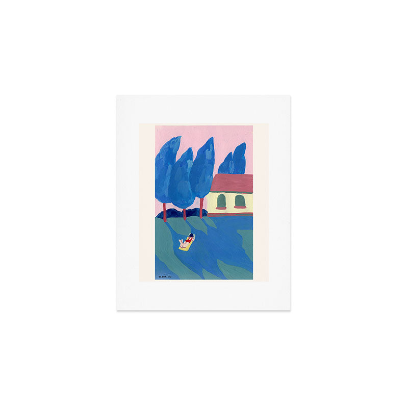 Casa en el campo Art Print