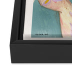 Flor Lila Framed Canvas Print Gallery Image 3