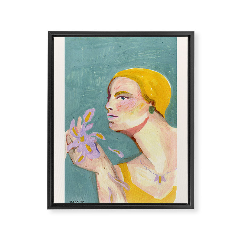 Flor Lila Framed Canvas Print Gallery Image 6
