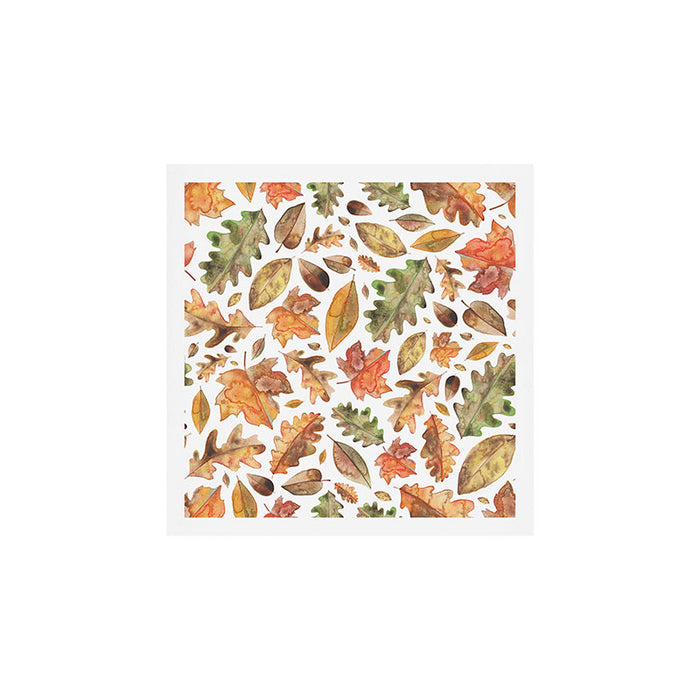 Watercolour Autumn Leaves. Art Print Gallery Image 1