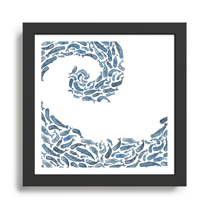 Whale Wave.  Framed Art Print Gallery Image 1