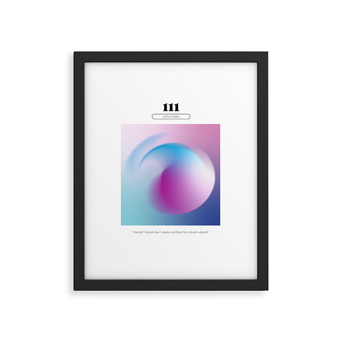 Angel Number - 111 Framed Art Print Gallery Image 1