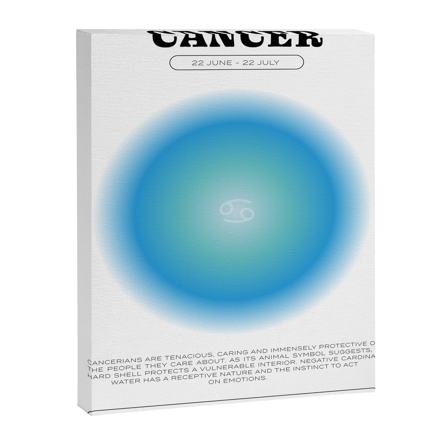Cancer Zodiac Aura Print Canvas Print Gallery Image 6