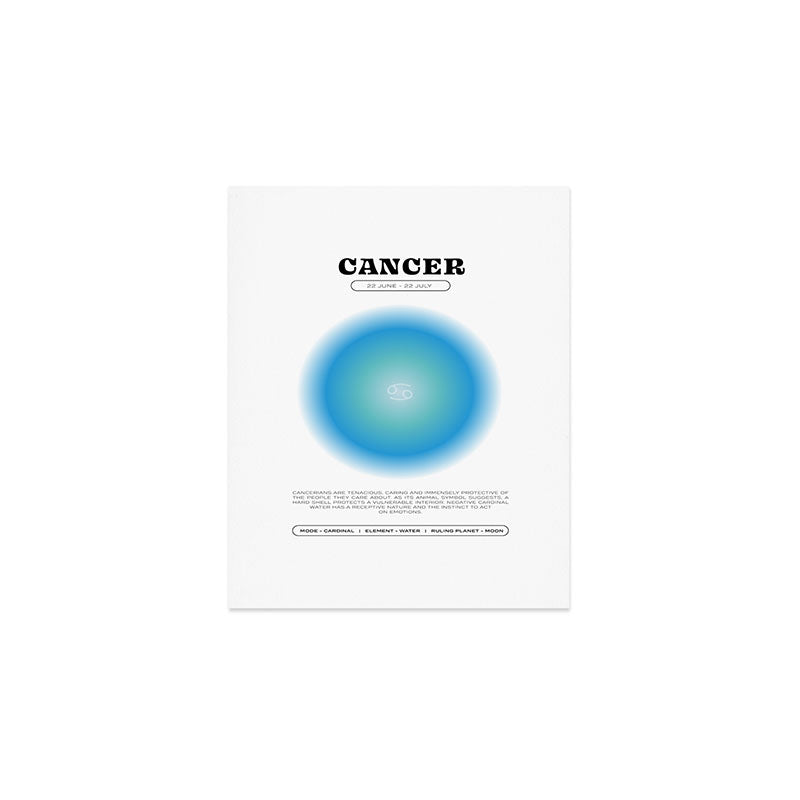 Cancer Zodiac Aura Print Art Print Gallery Image 1
