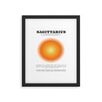 Sagittarius Zodiac Aura Print Framed Art Print Gallery Image 5