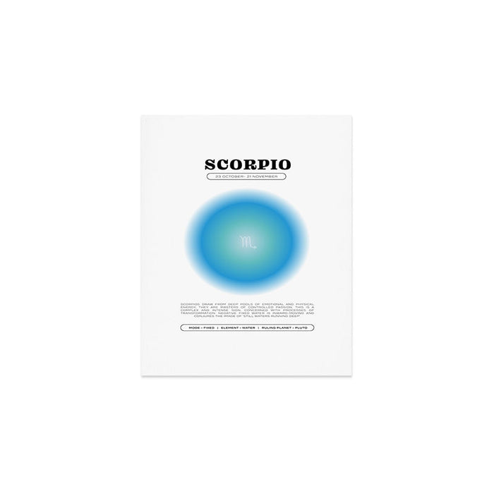 Scorpio Zodiac Aura Print Art Print Gallery Image 1