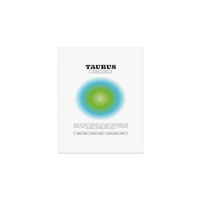 Taurus Zodiac Aura Print Art Print Gallery Image 1